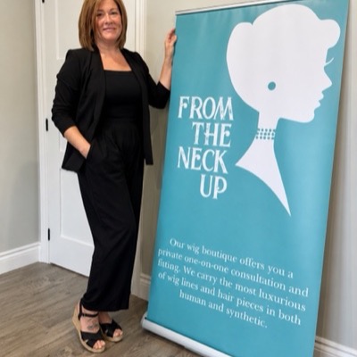Rebecca White, owner of From the Neck Up
